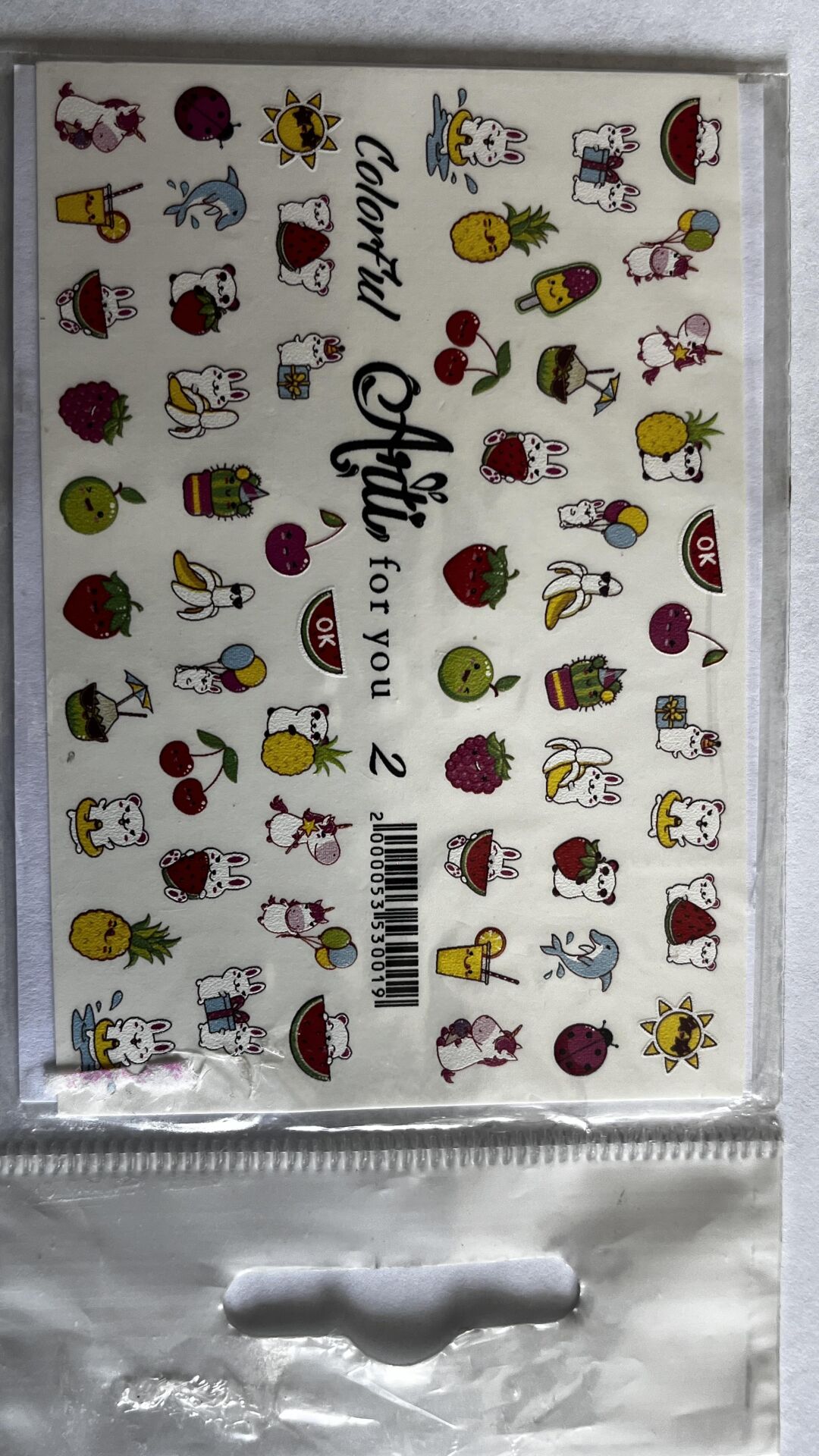 NAİL STİKER COLORFUL 2