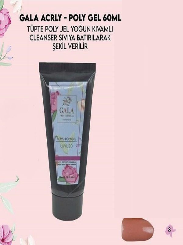 GALA 60 ML ARCLY POLY JEL NO8