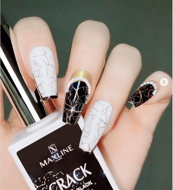 Crack top Maxline Çatlayan top beyaz