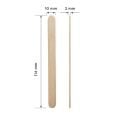 DSW-30 EXPERT 30 Sır Ağda İçin 3 No'lu Ahşap Spatula (Çubuk) (100 Adet)