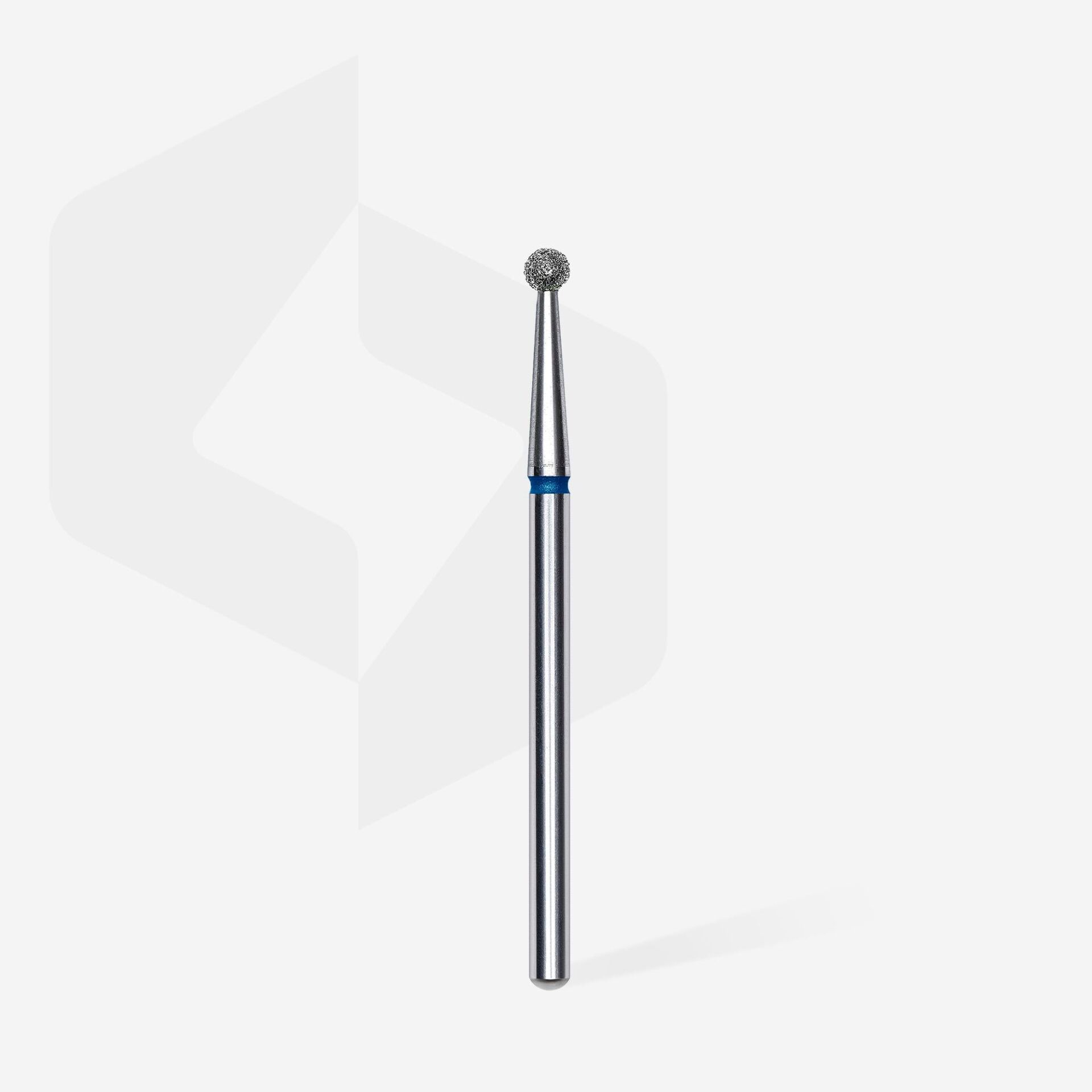 FA01B025 ELMAS KÜRE FREZE, MAVİ, ÇAP 2,5 MM