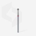 FA01R035 ELMAS KÜRE FREZE, KIRMIZI, ÇAP 3,5 MM