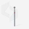 FA01R040 ELMAS KÜRE FREZE, KIRMIZI, ÇAP 4 MM