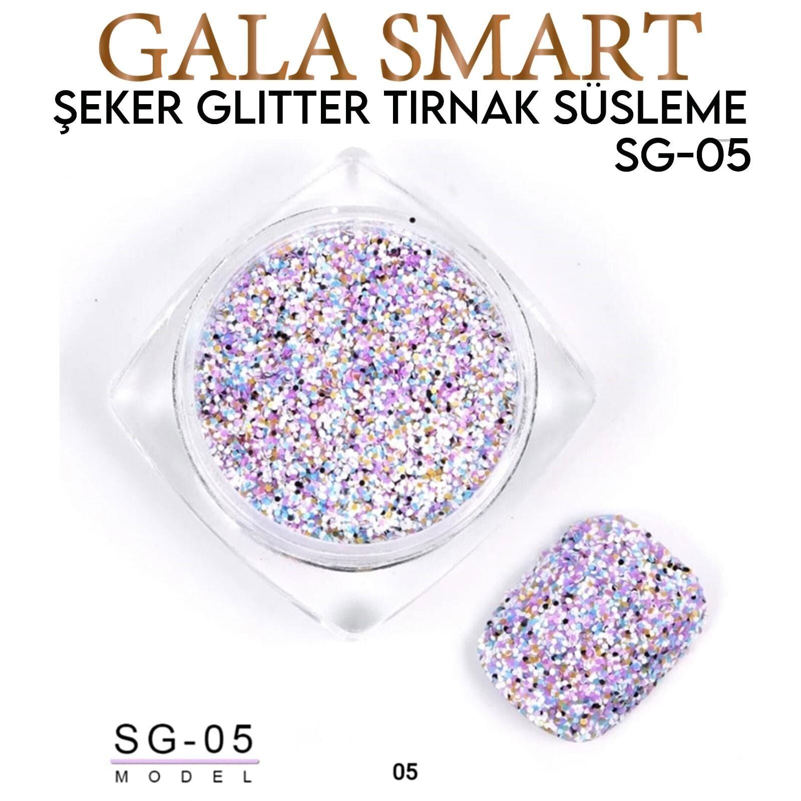ŞEKER GLİTTER TIRNAK SÜSLEME NO:SG-05