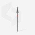 FA100R040/12 ELMAS SİVRİ ARMUT FREZE, KIRMIZI, ÇAP 4 MM, ÇALIŞMA KISMI 12 MM