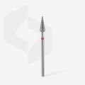FA100R040/12 ELMAS SİVRİ ARMUT FREZE, KIRMIZI, ÇAP 4 MM, ÇALIŞMA KISMI 12 MM