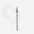 FA100R040/12 ELMAS SİVRİ ARMUT FREZE, KIRMIZI, ÇAP 4 MM, ÇALIŞMA KISMI 12 MM