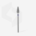 FA101B050/12 ELMAS YUVARLANMIŞ ARMUT FREZE, MAVİ, ÇAP 5 MM, ÇALIŞMA KISMI 12 MM