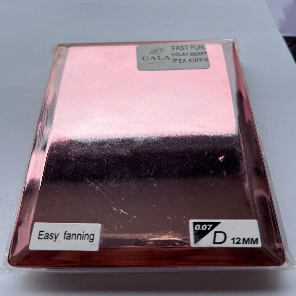 GALA FAST FUN KOLAY VOLUME İPEK KİRPİK 0.07 D 12MM TEK BOY