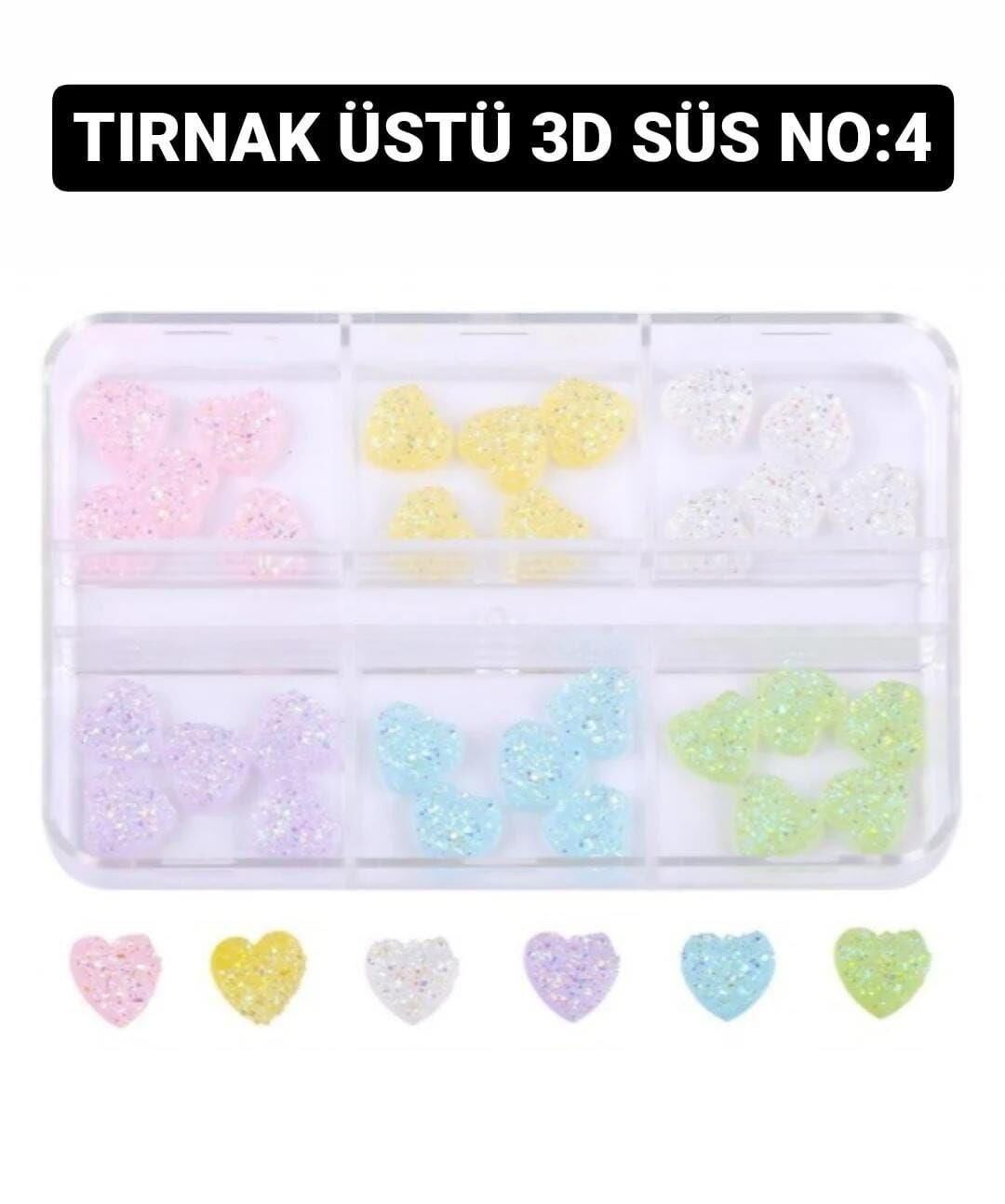 TIRNAK ÜSTÜ 3D ÇARM SÜS NO:4