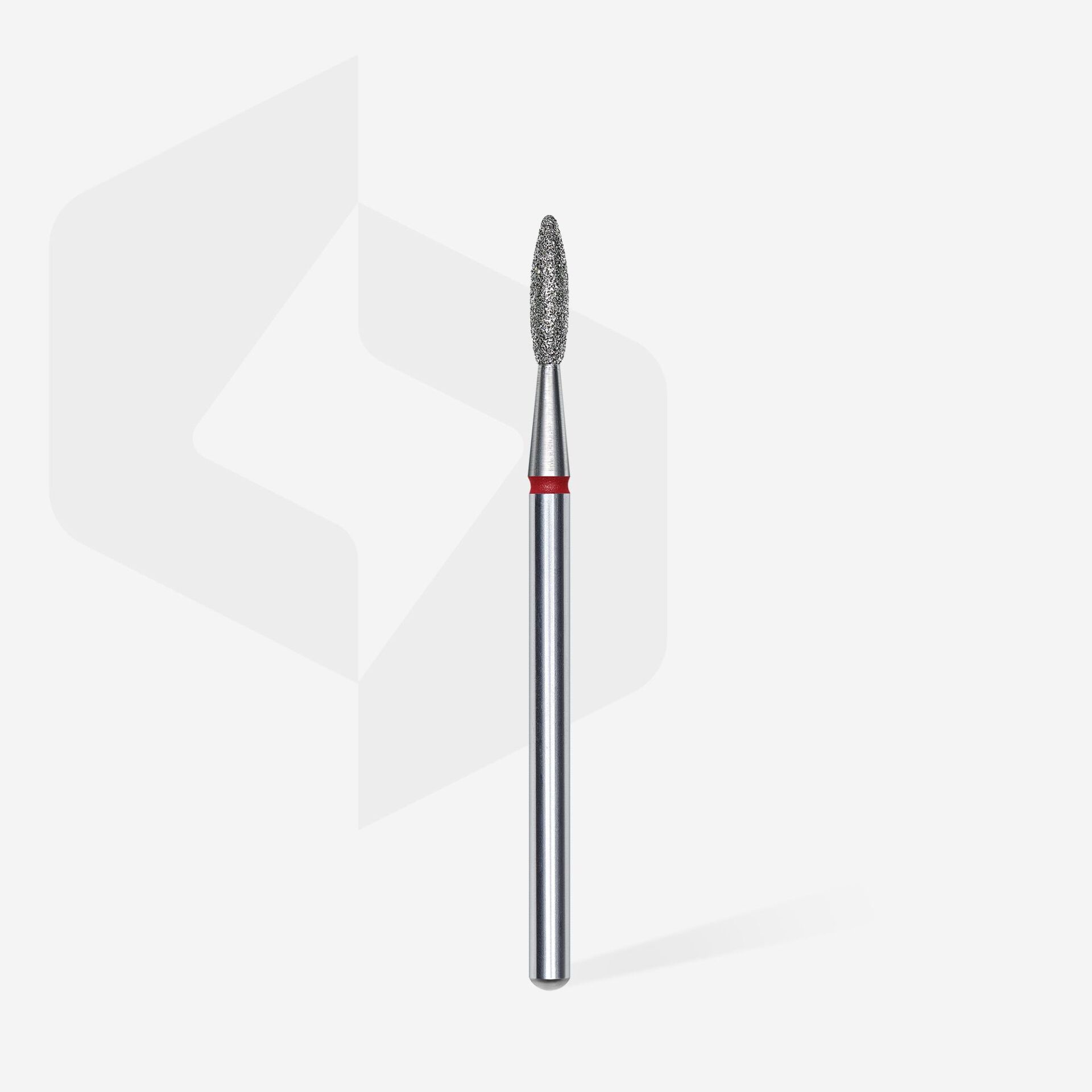 FA10R021/8 ELMAS ALEV FREZE, KIRMIZI, ÇAP 2,1 MM, ÇALIŞMA KISMI 8 MM