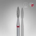 FA10R021/8 ELMAS ALEV FREZE, KIRMIZI, ÇAP 2,1 MM, ÇALIŞMA KISMI 8 MM
