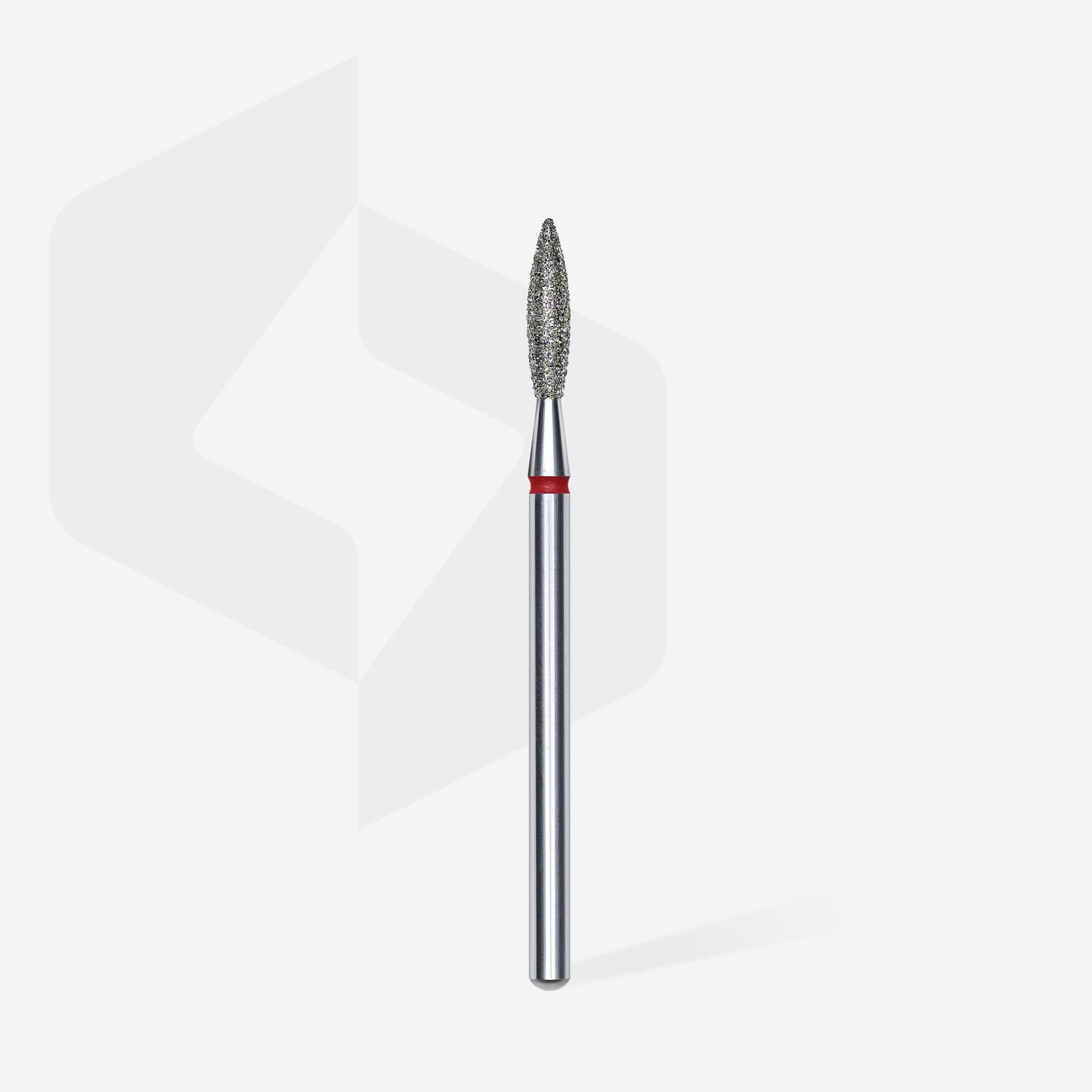 FA10R023/10 ELMAS ALEV FREZE, KIRMIZI, ÇAP 2,3 MM, ÇALIŞMA KISMI 10 MM