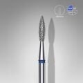 FA11B021/8 ELMAS SİVRİ ALEV FREZE, MAVİ, ÇAP 2,1 MM, ÇALIŞMA KISMI 8 MM
