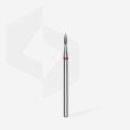 FA11R018/8 ELMAS SİVRİ ALEV FREZE EXPERT, KIRMIZI, ÇAP 1,8 MM, ÇALIŞMA KISMI 8 MM