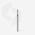 FA11R018/8 ELMAS SİVRİ ALEV FREZE EXPERT, KIRMIZI, ÇAP 1,8 MM, ÇALIŞMA KISMI 8 MM