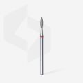 FA11R021/8 ELMAS SİVRİ ALEV FREZE, KIRMIZI, ÇAP 2,1 MM, ÇALIŞMA KISMI 8 MM