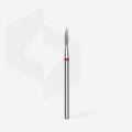 FA11R023/8 ELMAS SİVRİ ALEV FREZE EXPERT, KIRMIZI, ÇAP 2,3 MM, ÇALIŞMA KISMI 8 MM
