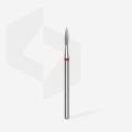 FA11R023/8 ELMAS SİVRİ ALEV FREZE EXPERT, KIRMIZI, ÇAP 2,3 MM, ÇALIŞMA KISMI 8 MM