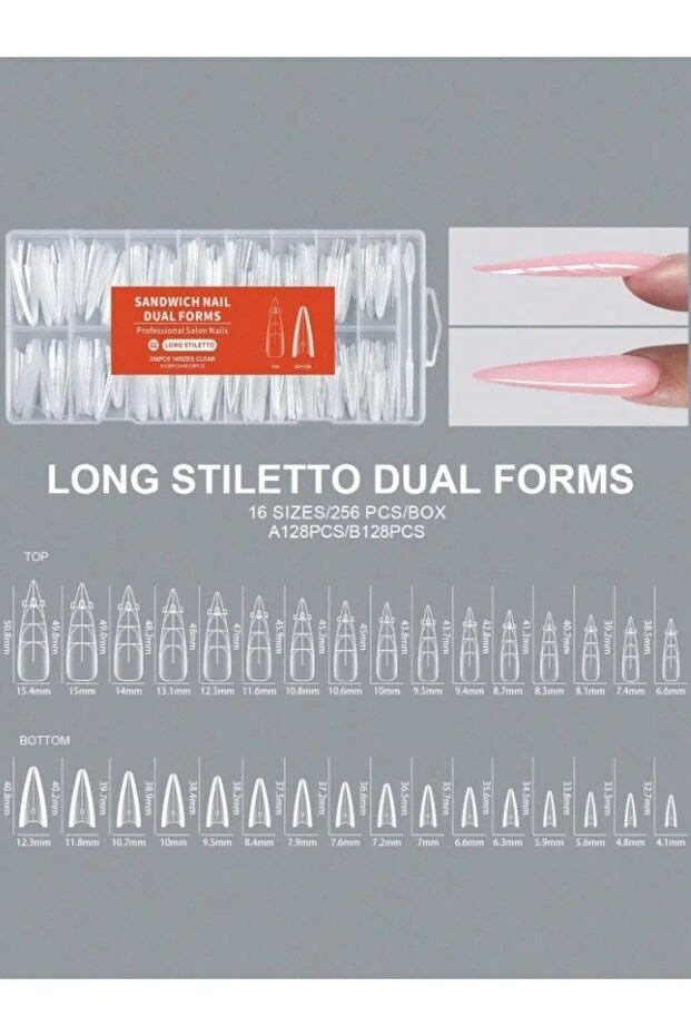 256 ADET LONG STİLETTO SANDWİCH DUAL FORM