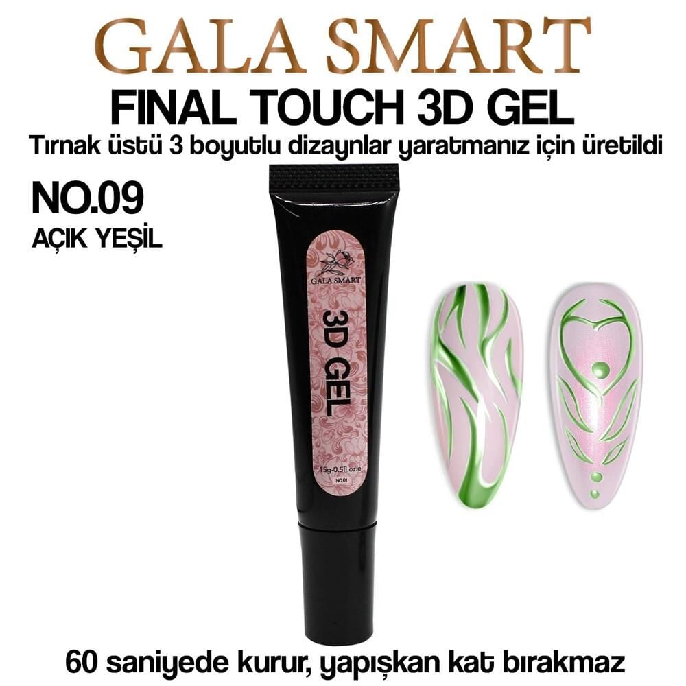 GALA SMART - 3D GEL 15 G - NO:09