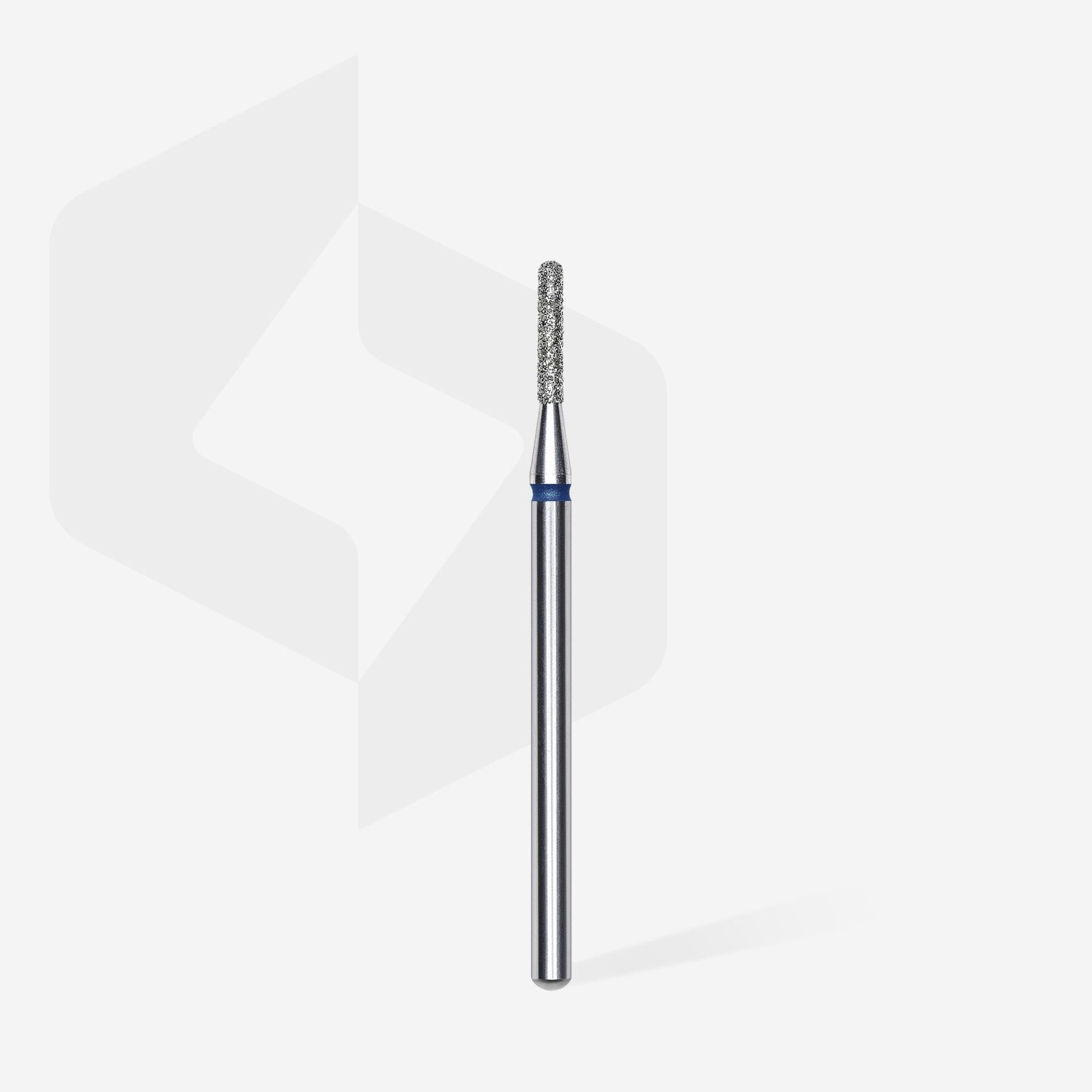 FA30B014/8 ELMAS YUVARLANMIŞ SİLİNDİR FREZE, MAVİ, ÇAP 1,4 MM, ÇALIŞMA KISMI 8 MM