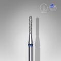 FA30B014/8 ELMAS YUVARLANMIŞ SİLİNDİR FREZE, MAVİ, ÇAP 1,4 MM, ÇALIŞMA KISMI 8 MM