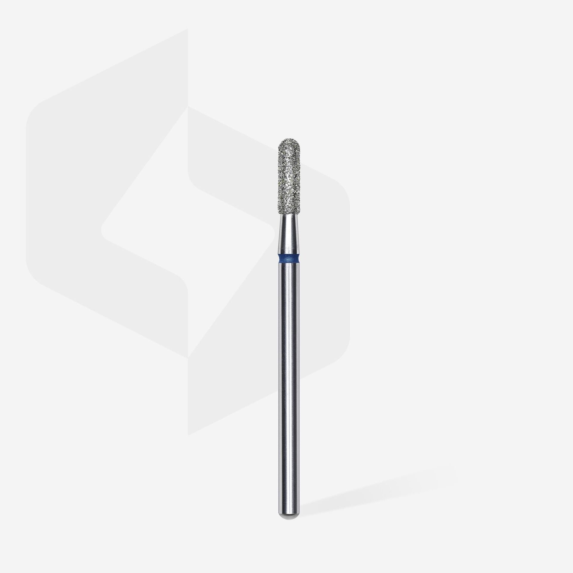 FA30B023/8 ELMAS YUVARLANMIŞ  SİLİNDİR FREZE, MAVİ, ÇAP 2,3 MM, ÇALIŞMA KISMI 8 MM