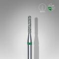 FA30G014/8 ELMAS YUVARLANMIŞ SİLİNDİR FREZE, YEŞİL, ÇAP 1,4 MM, ÇALIŞMA KISMI 8 MM