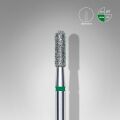 FA30G023/8 ELMAS YUVARLANMIŞ  SİLİNDİR FREZE, YEŞİL, ÇAP 2,3 MM, ÇALIŞMA KISMI 8 MM