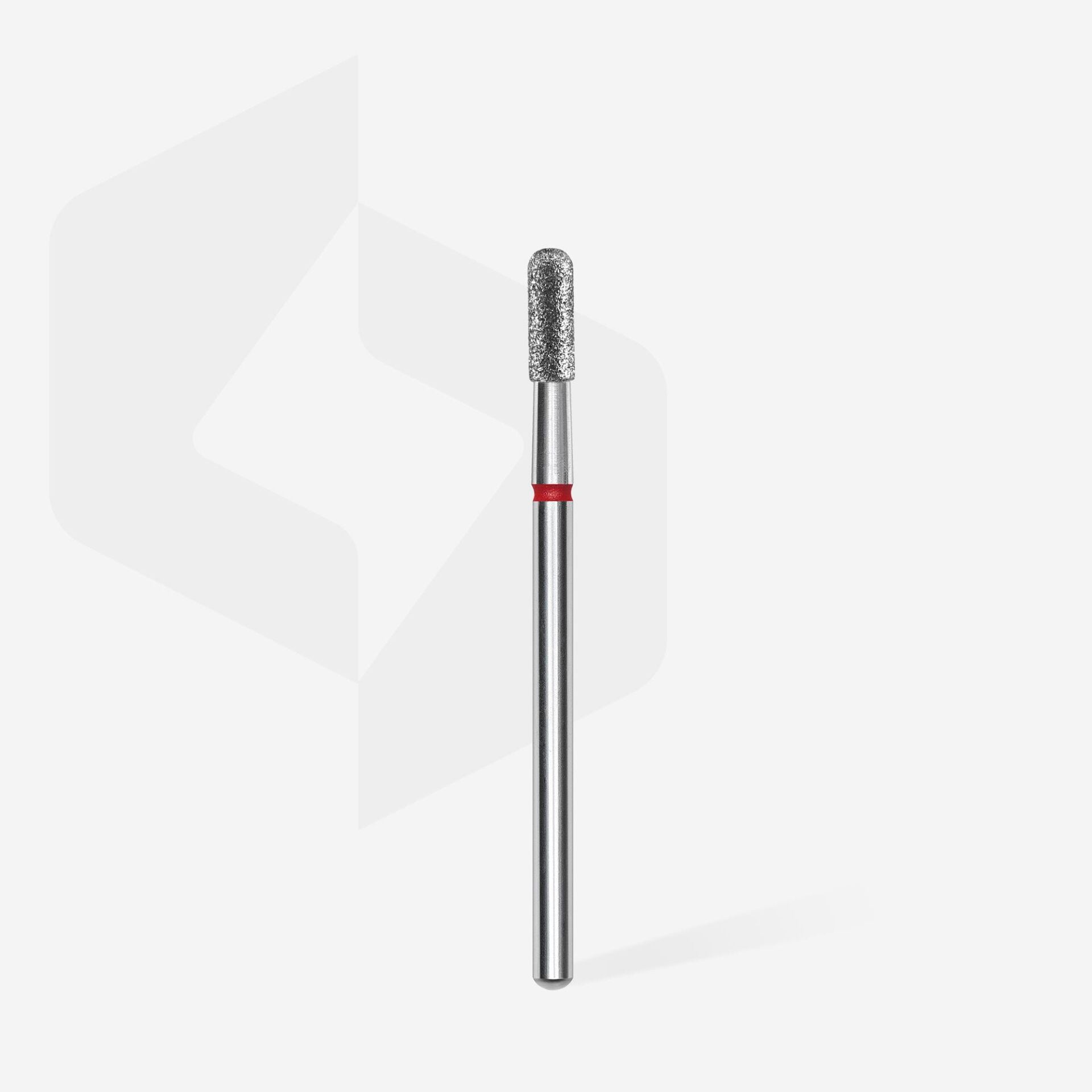 FA30R023/6.5 ELMAS YUVARLANMIŞ SİLİNDİR FREZE EXPERT, KIRMIZI, ÇAP 2,3 MM, ÇALIŞMA KISMI 6,5 MM