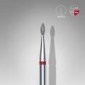 FA40R016/4 ELMAS DAMLA FREZE, KIRMIZI, ÇAP 1,6 MM, ÇALIŞMA KISMI 4 MM