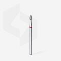 FA40R023/5 ELMAS DAMLA FREZE, KIRMIZI, ÇAP 2,3 MM, ÇALIŞMA KISMI 5 MM