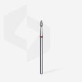 FA40R023/5 ELMAS DAMLA FREZE, KIRMIZI, ÇAP 2,3 MM, ÇALIŞMA KISMI 5 MM