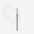 FA50B016/3.4 ELMAS YUVARLANMIŞ TOMURCUK FREZE UCU, MAVİ, ÇAP 1,6 MM, ÇALIŞMA KISMI 3,4 MM