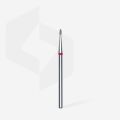 FA50R012/3 ELMAS YUVARLANMIŞ TOMURCUK FREZE UCU, KIRMIZI, ÇAP 1,2 MM, ÇALIŞMA KISMI 3 MM