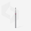 FA50R012/3 ELMAS YUVARLANMIŞ TOMURCUK FREZE UCU, KIRMIZI, ÇAP 1,2 MM, ÇALIŞMA KISMI 3 MM