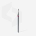 FA50R016/3.4 ELMAS YUVARLANMIŞ TOMURCUK FREZE UCU, KIRMIZI, ÇAP 1,6 MM, ÇALIŞMA KISMI 3,4 MM