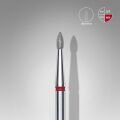 FA60R018/4 ELMAS SİVRİ TOMURCUK FREZE UCU, KIRMIZI, ÇAP 1,8 MM, ÇALIŞMA KISMI 4 MM