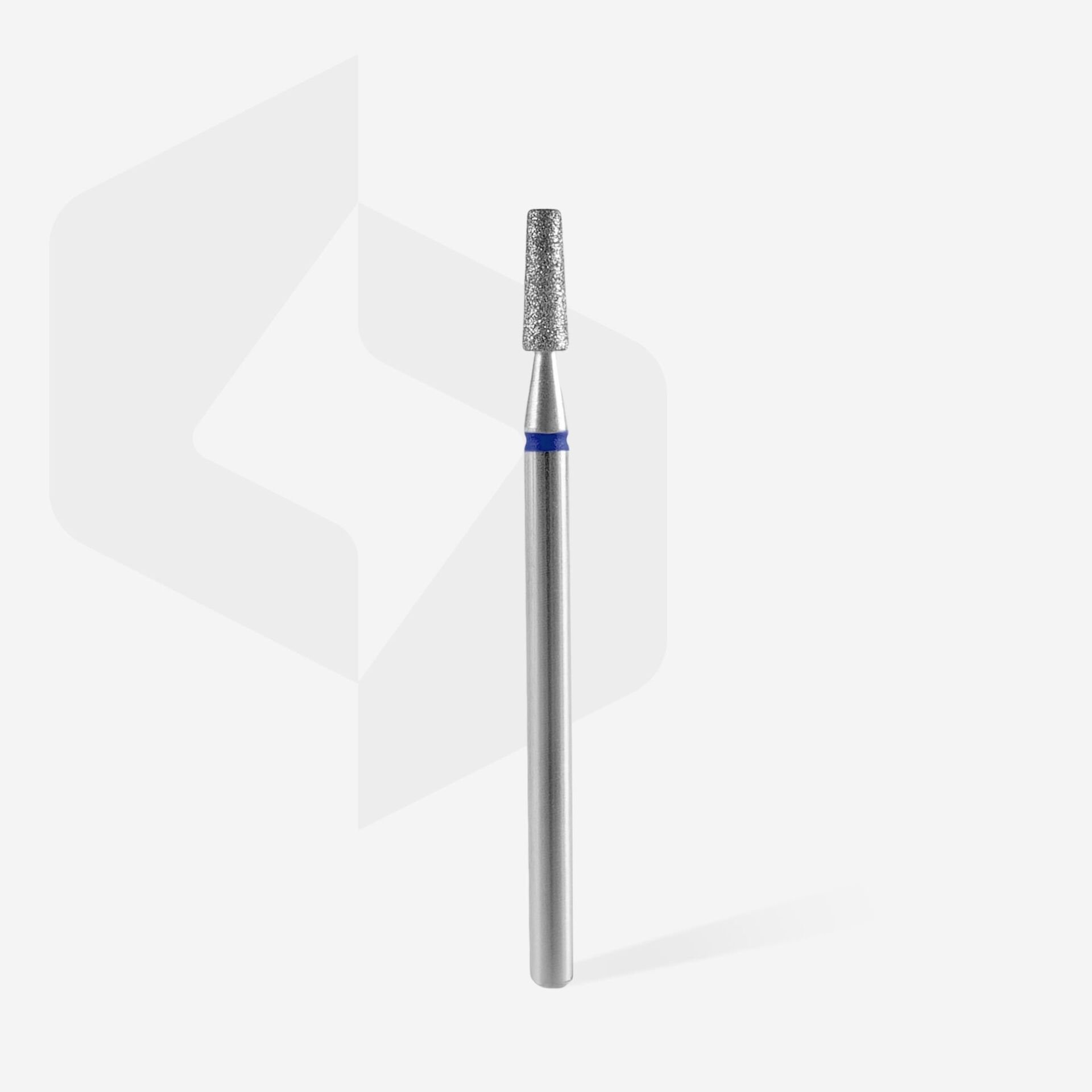 FA70B025/8 ELMAS KESİK KONİ FREZE, MAVİ, ÇAP 2,5 MM, ÇALIŞMA KISMI 8 MM