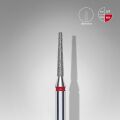 FA70R016/10 ELMAS KESİK KONİ FREZE, KIRMIZI, ÇAP 1,6 MM, ÇALIŞMA KISMI 10 MM