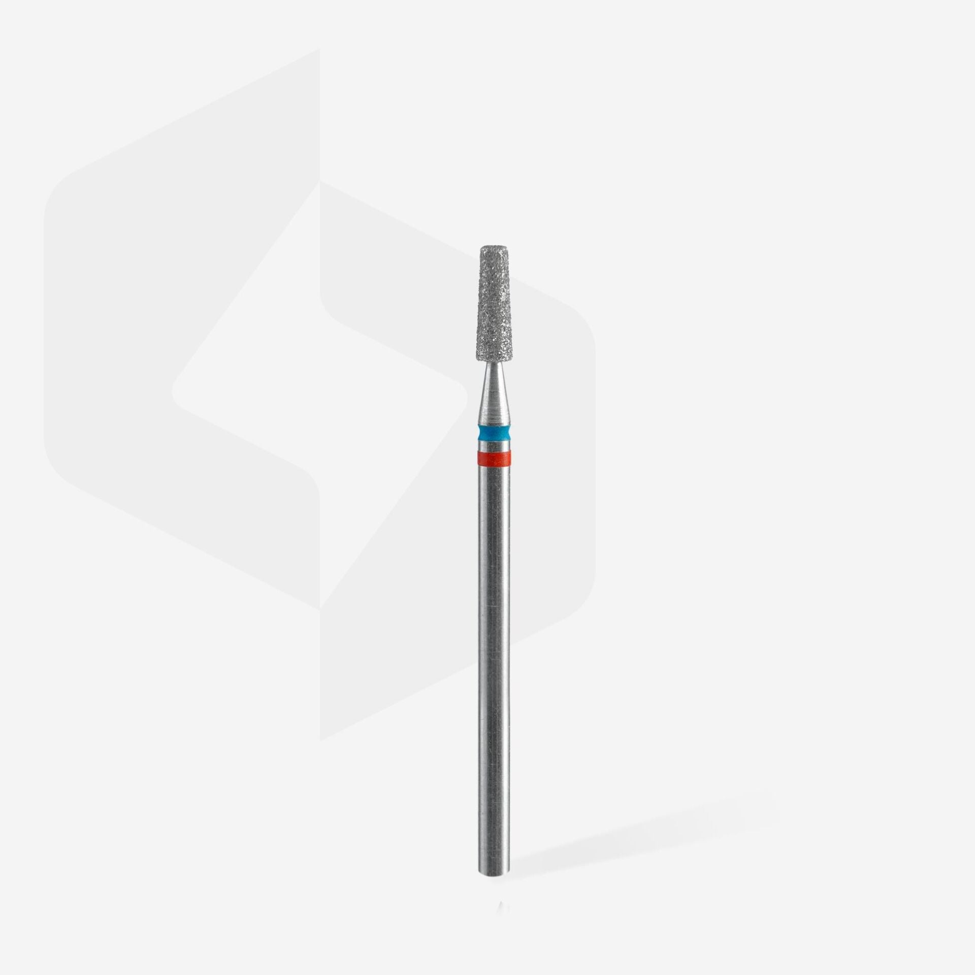FA70RB025/8 ELMAS KESİK KONİ FREZE EXPERT DUO, KIRMIZI-MAVİ, ÇAP 2,5 MM, ÇALIŞMA KISMI 8 MM