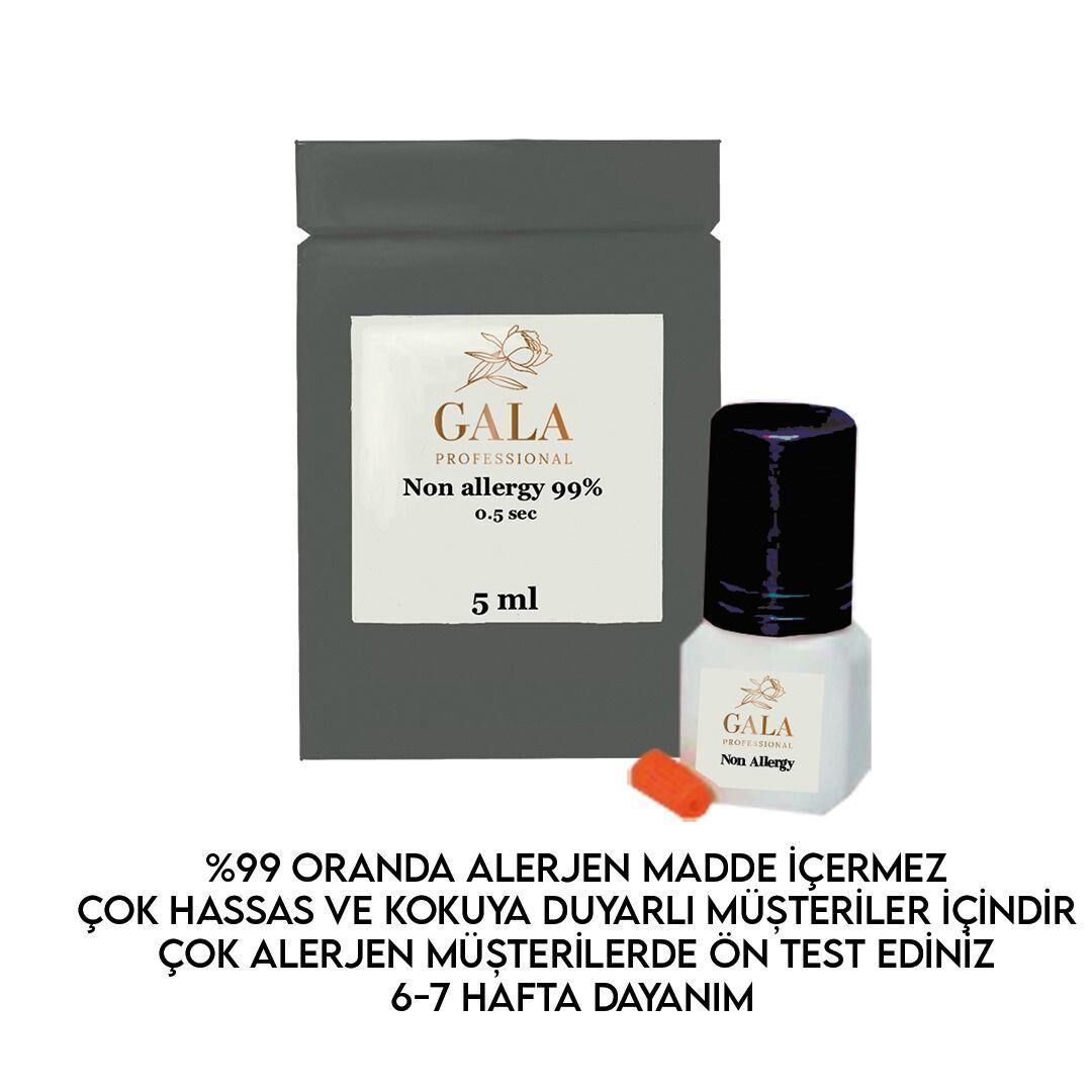 İpek Kirpik Yapıştırıcı GALA NON ALLARGY 0.5 Saniye 5 ml