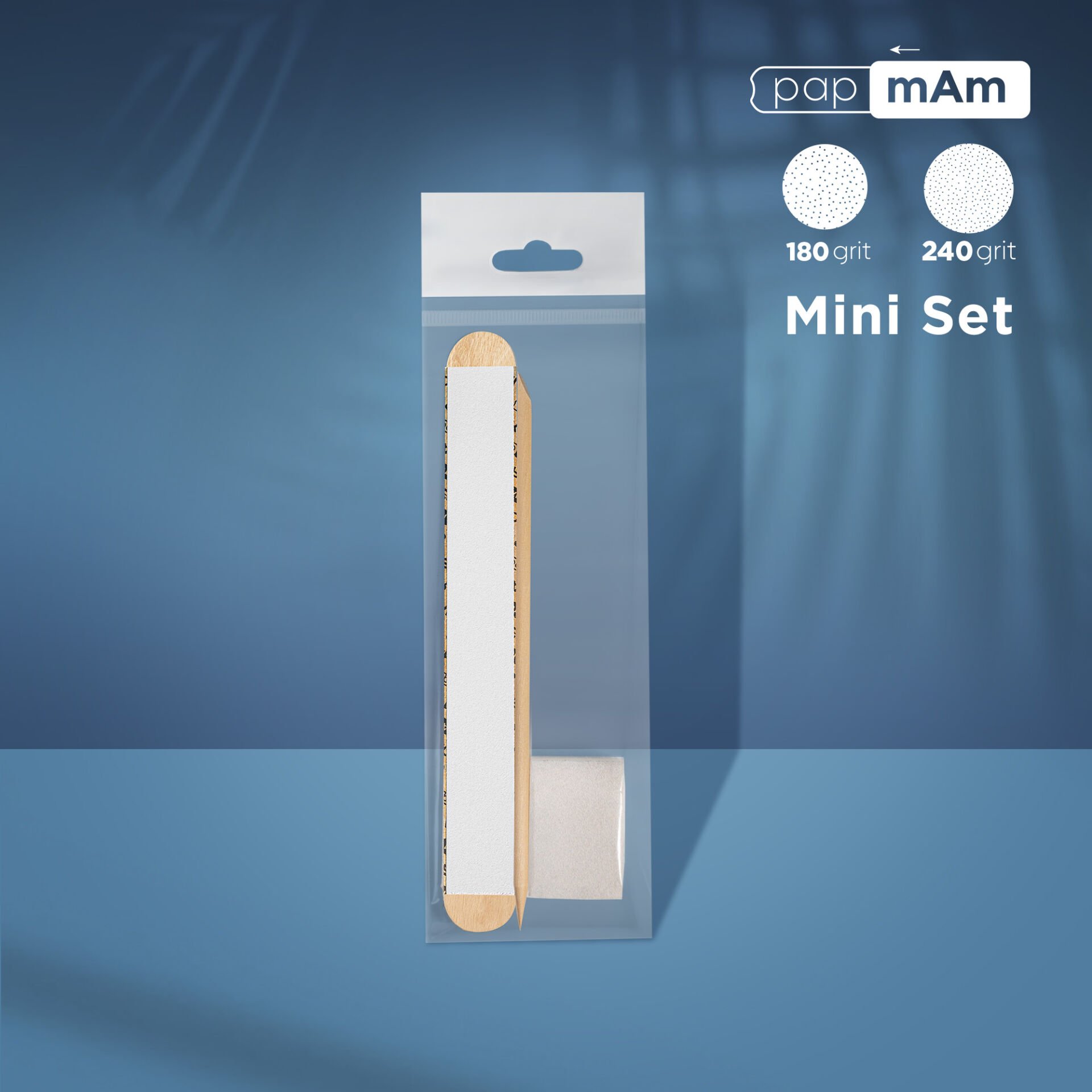 NFS-30 STALEKS PRO Tek Kullanımlık Set (Ahşap Bazlı PapmAm Mix 100/180 Grit, Buffer 180/240 Grit, Portakal Çubuğu 110 mm)