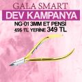 NG-01 SMART KATİKÜL ET PENSİ 3 mm - ALTIN RENK