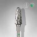 FT70G060/14 SERT ALAŞIM KESİK KONİ FREZE, YEŞİL, ÇAP 6 MM / ÇALIŞMA KISMI 14 MM, ADET