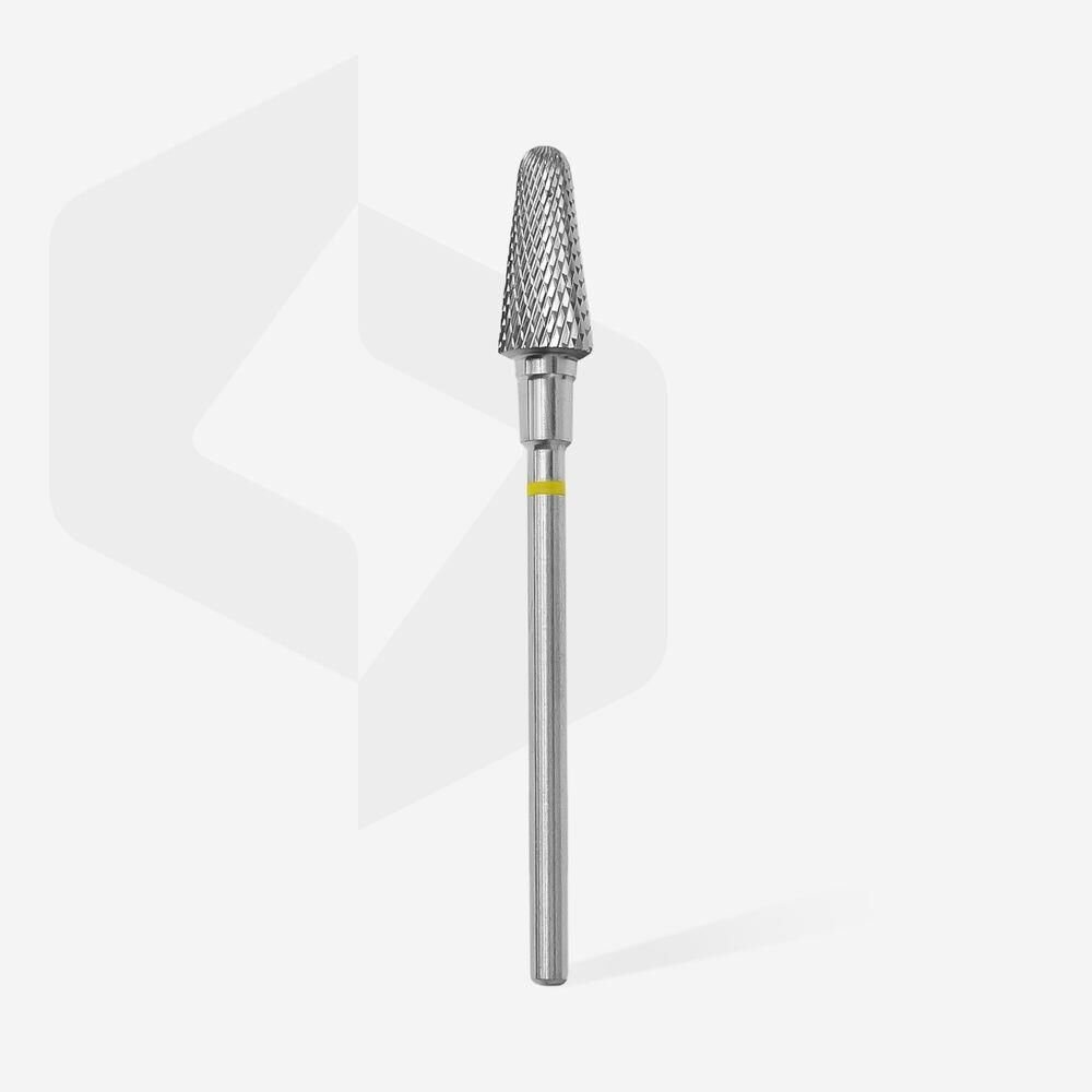 FT70Y060/14 SERT ALAŞIM KESİK KONİ FREZE, SARI, ÇAP 6 MM / ÇALIŞMA KISMI 14 MM