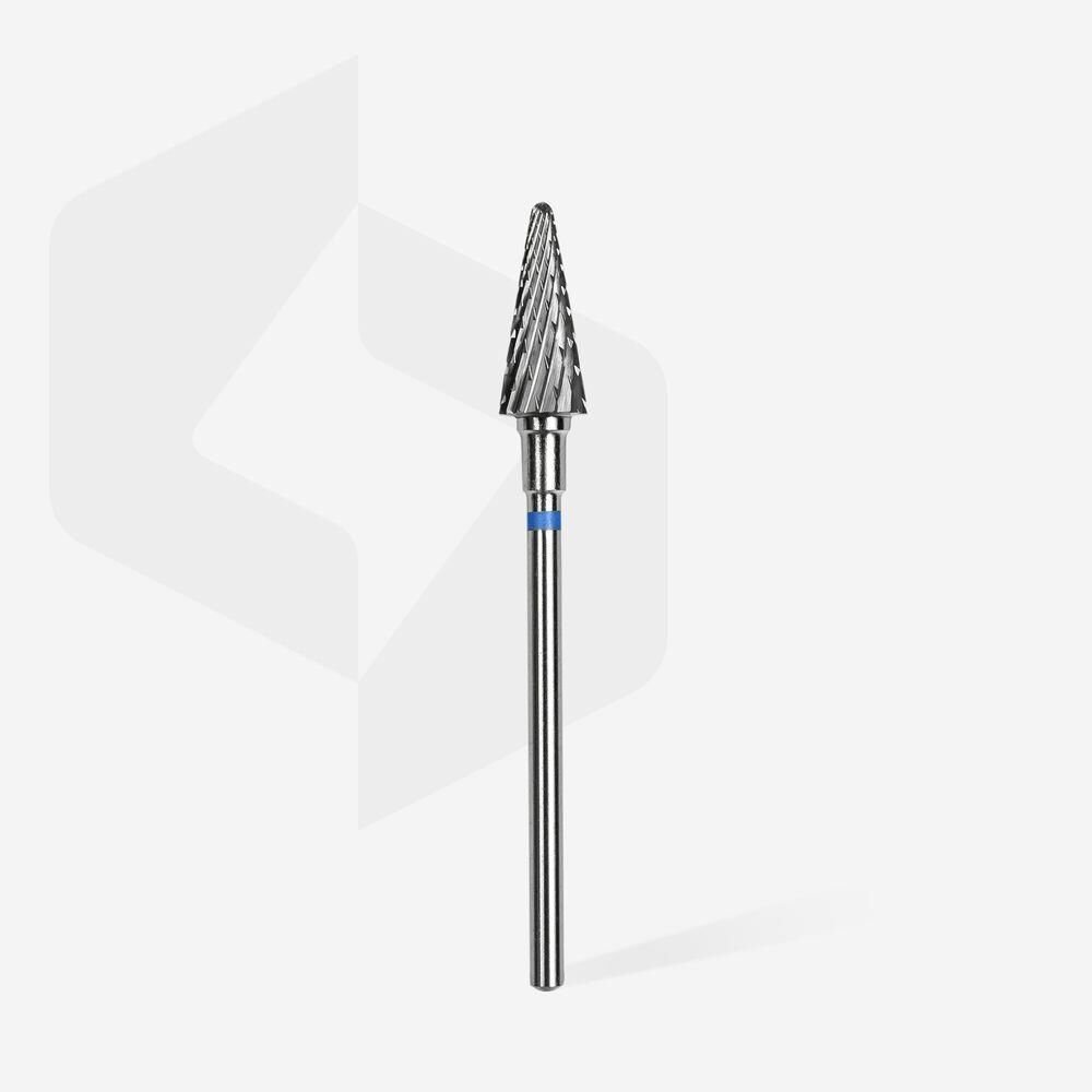 FT71B060/14 SERT ALAŞIM KONİ FREZE, MAVİ, ÇAP 6 MM / ÇALIŞMA KISMI 14 MM