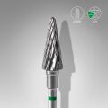 FT71G060/14 SERT ALAŞIM KONİ FREZE, YEŞİL, ÇAP 6 MM / ÇALIŞMA KISMI 14 MM