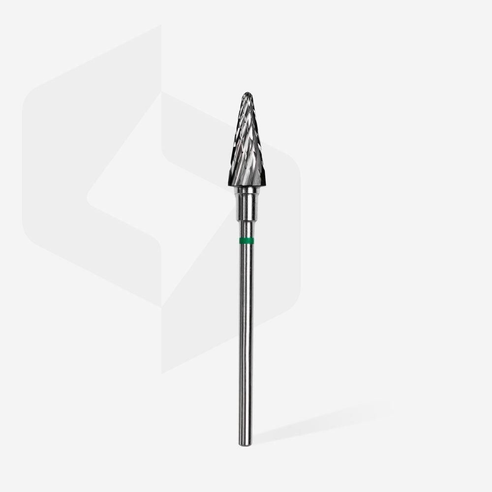 FT71G060/14 SERT ALAŞIM KONİ FREZE, YEŞİL, ÇAP 6 MM / ÇALIŞMA KISMI 14 MM